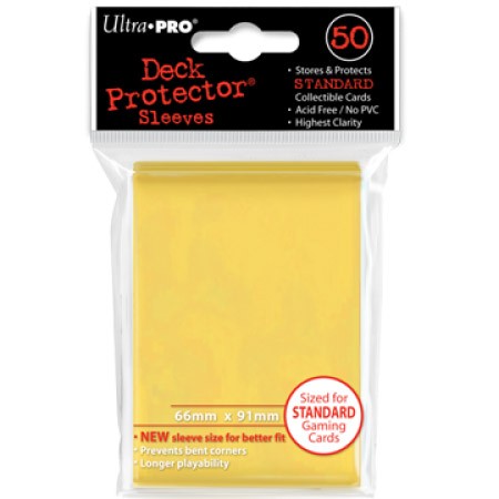 Ultra Pro Card Protector Pack - Standard Size - жълти | Ozone.bg