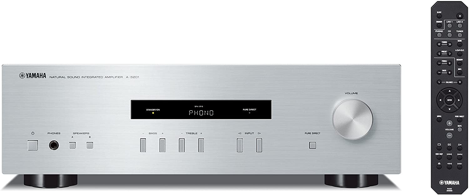 Усилвател Yamaha AS201, сребрист Ozone.bg