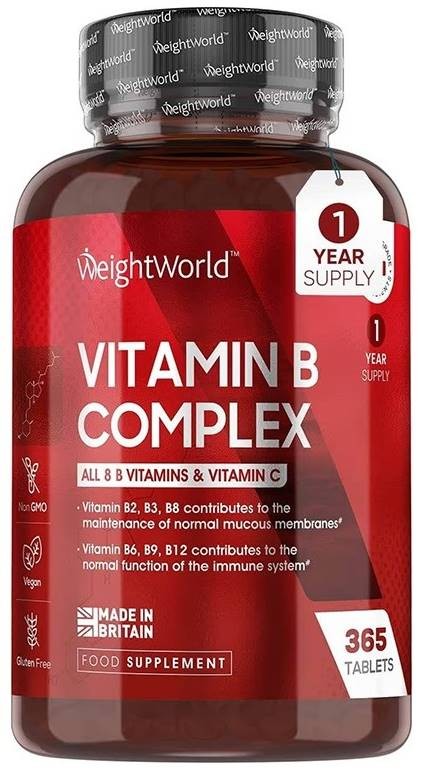 Vitamin B Complex & Vitamin C, 365 таблетки, Weight World | Ozone.bg