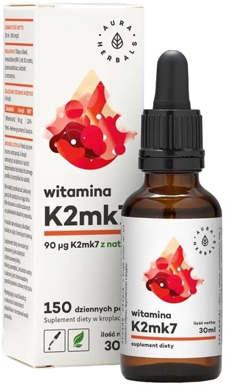 Витамин К2, капки, 30 ml, Aura Herbals | Ozone.bg