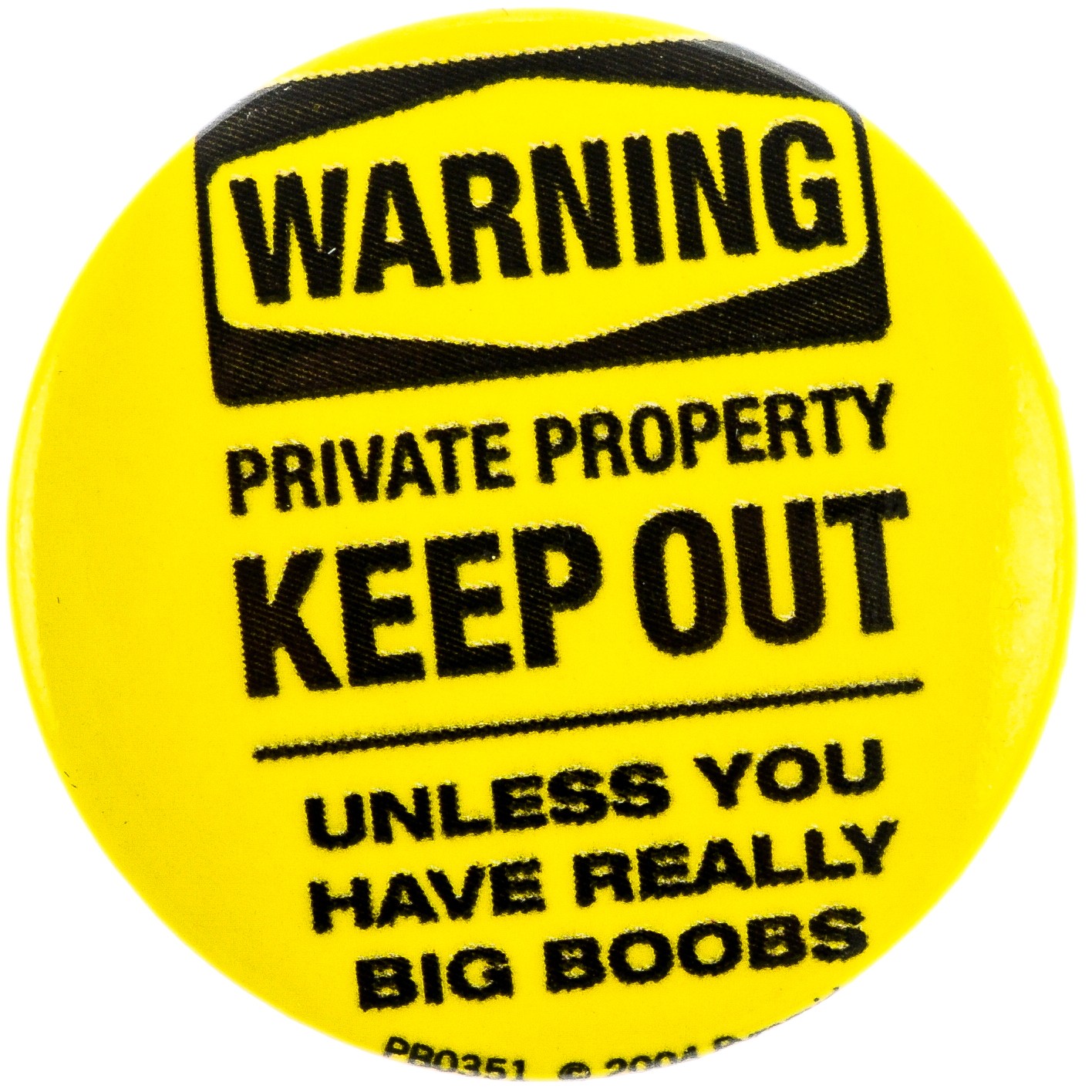 Значка Pyramid - Warning Sign (Boobs) | Ozone.bg