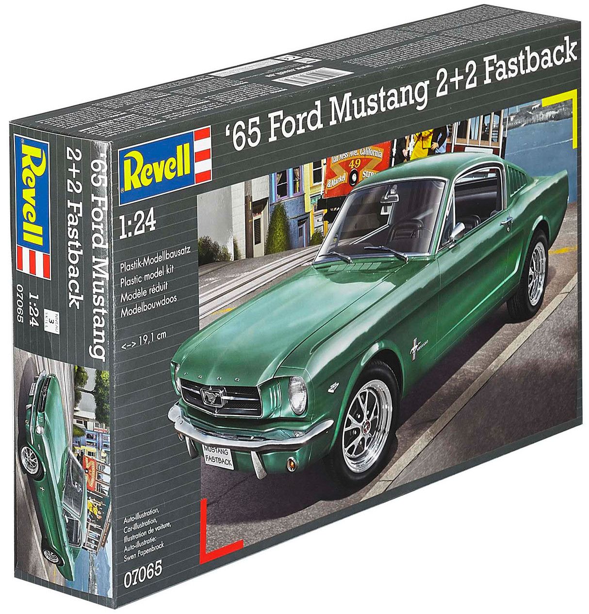Kit Maquette Revell Ford Mustang 1965 Fastback 1:24 - Neuf Dans Sa Boîte