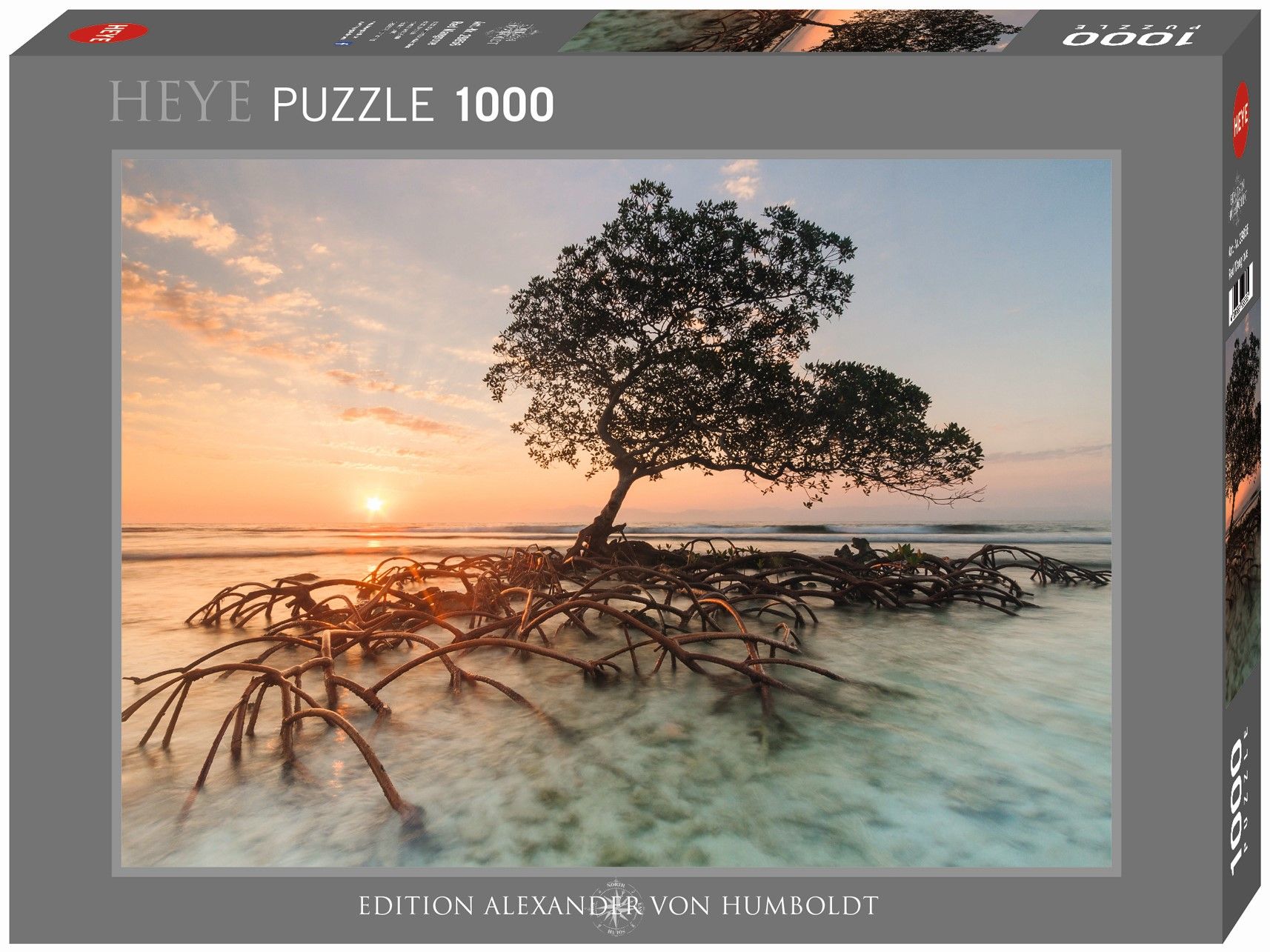 Пъзел Heye от 1000 части - Червено мангрово дърво, Александър фон Хумболт - 1