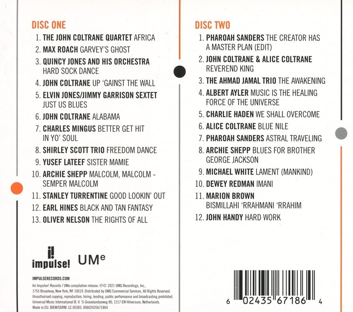 Various Artists Impulse Records Music, Message and the Moment (2 CD