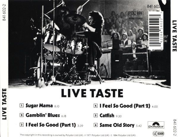 Taste - Live Taste - (CD) Отлична цена | Ozone.bg