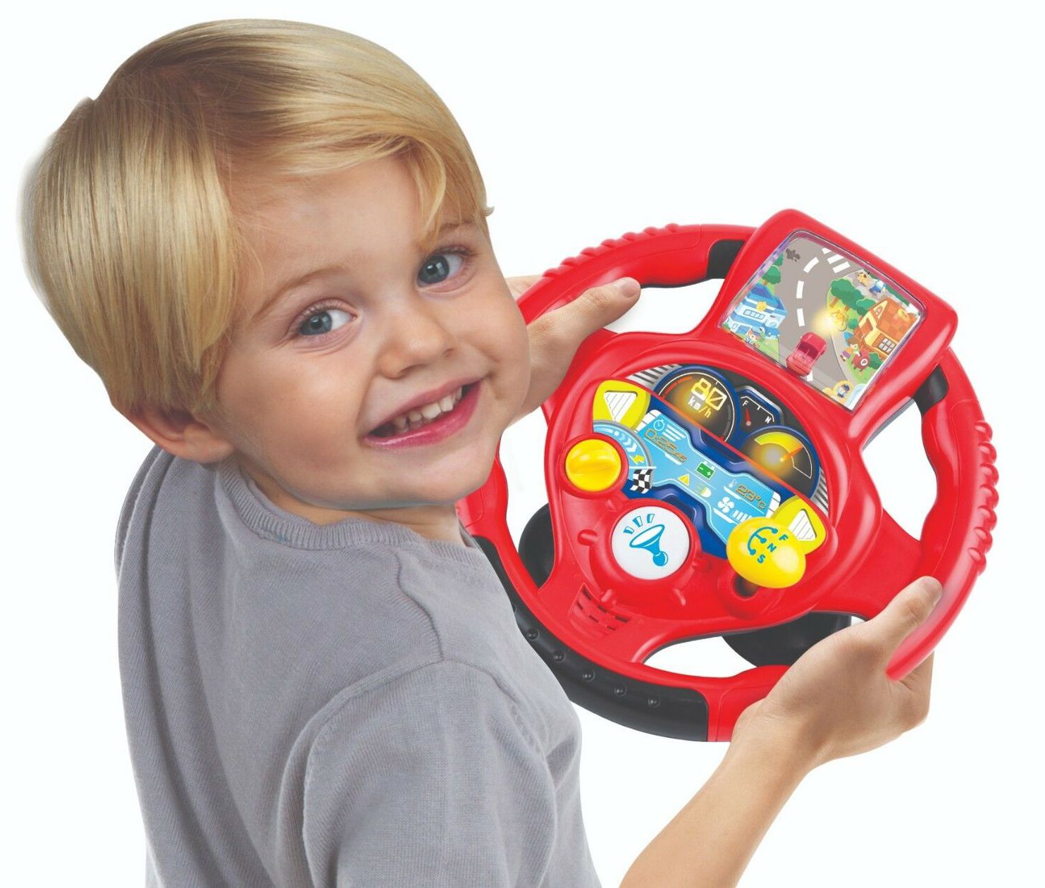 Детска музикална играчка WinFun - Волан Speedster Driver - 4