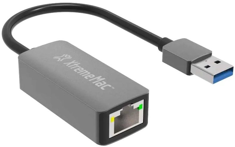 Адаптер XtremeMac - Ethernet Adapter, USB-A/RJ45, сребрист | Ozone.bg