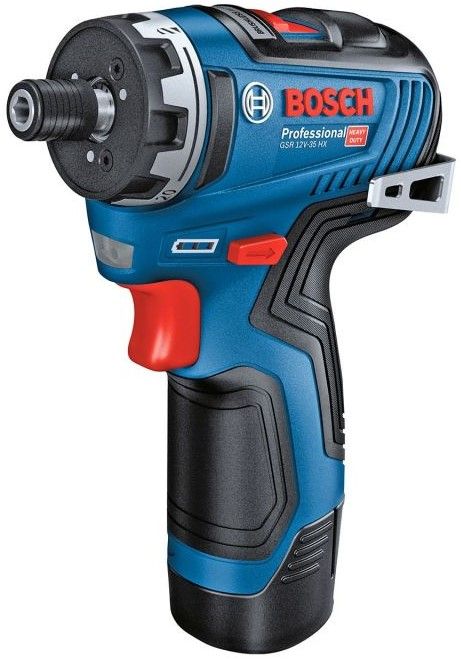 Акумулаторен винтоверт Bosch - ProfessionalGSR 12V-35 HX, 2 x GBA 12V 3 ...