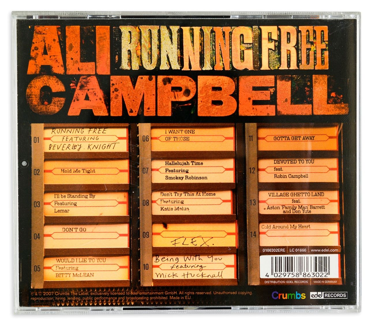 ali campbell running free