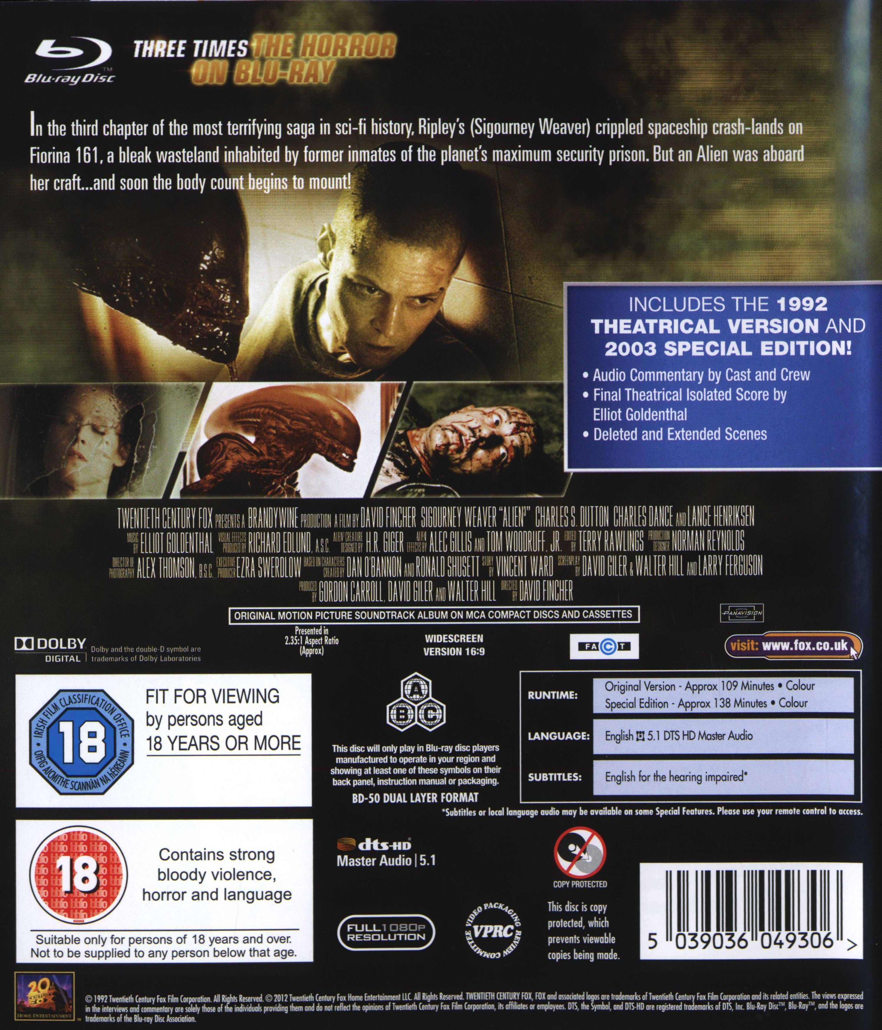 Alien 3 (Blu-Ray) | 1992 | Добра цена | Ozone.bg