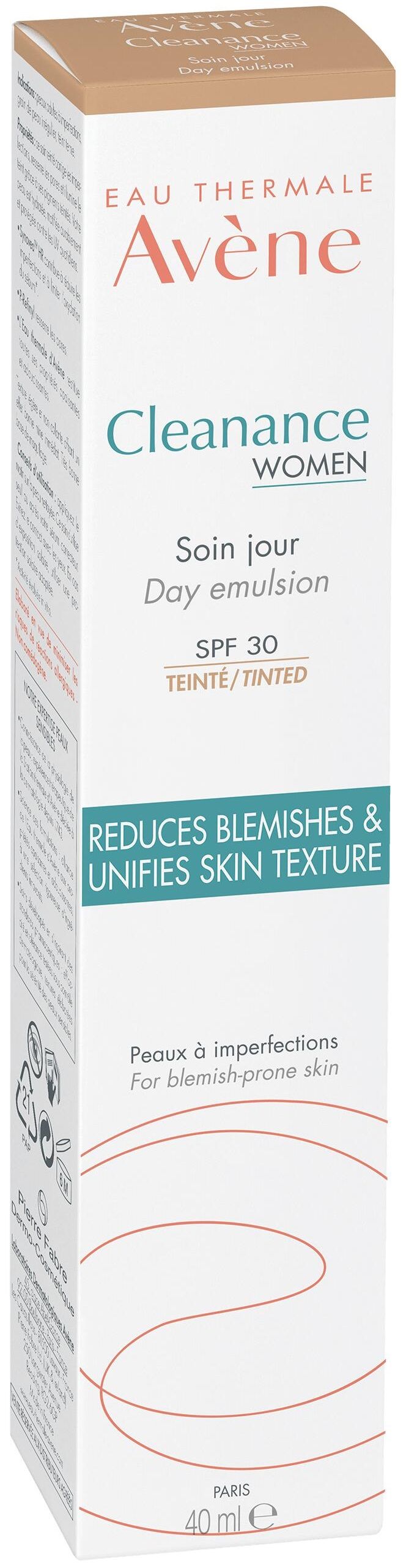 Avène Cleanance Дневна тонирана емулсия Women, SPF 30, 40 ml | Ozone.bg
