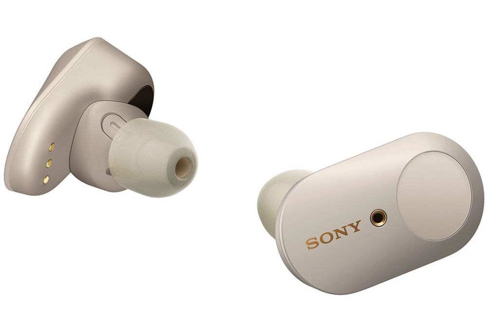 Безжични слушалки с микрофон Sony - WF-1000XM3, сребристи - 3