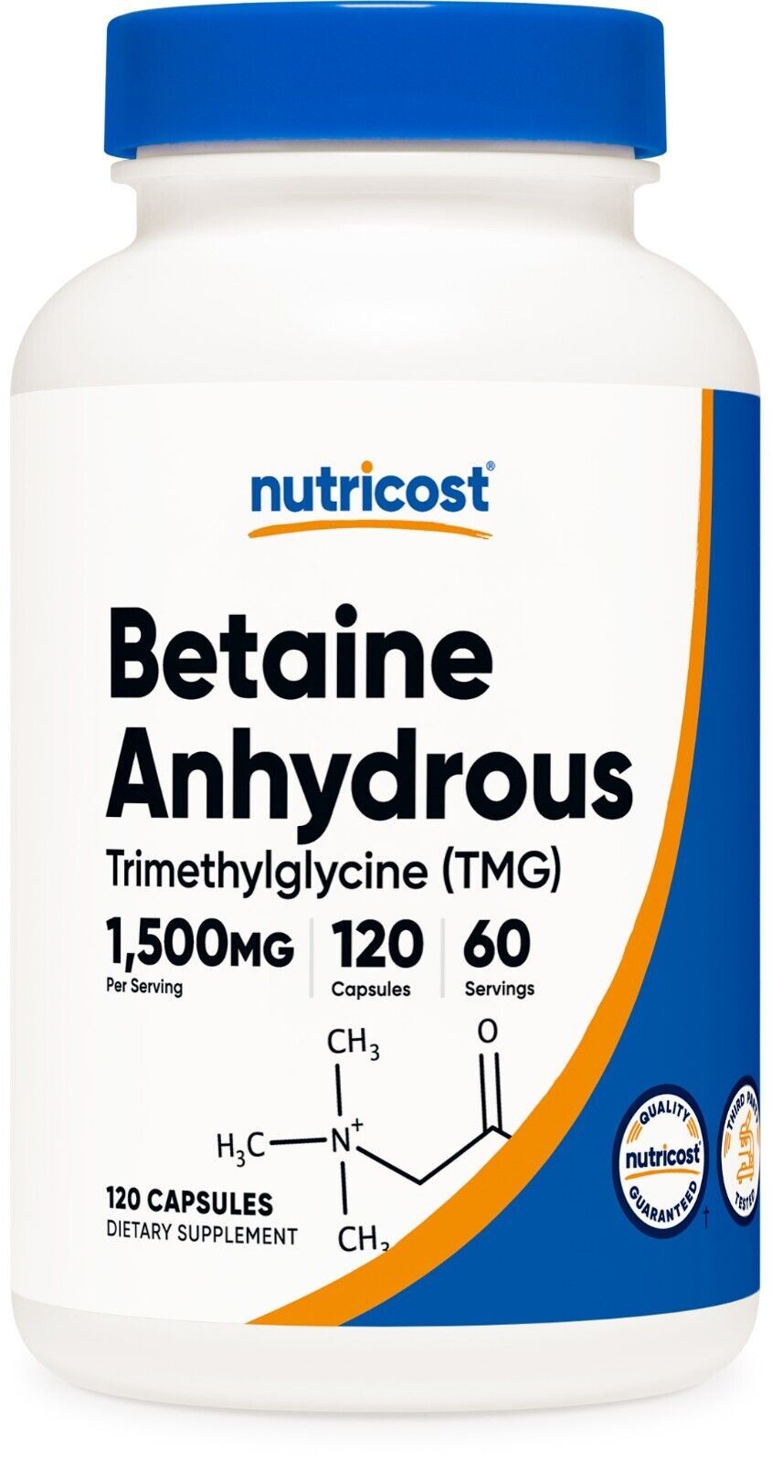 Betaine Anhydrous 120 Nutricost Ozone bg