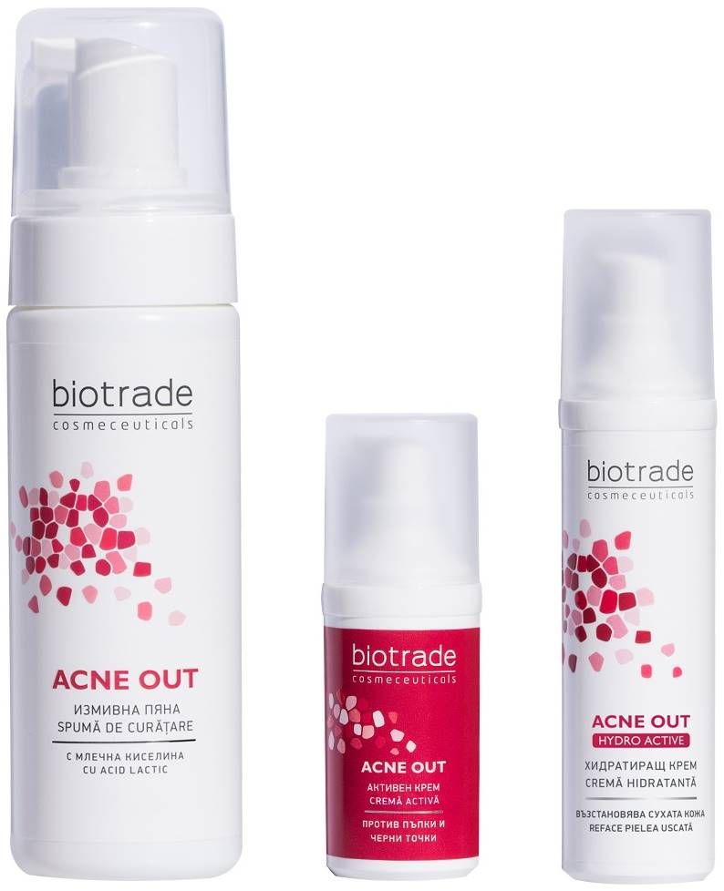 Biotrade Acne out Рутина срещу подкожни пъпки, 3 части | Ozone.bg