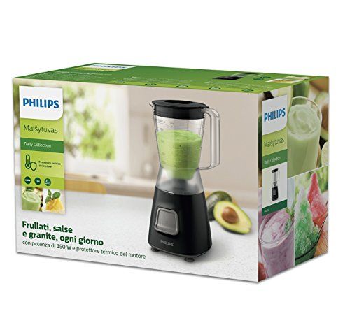 Блендер Philips Daily Collection - HR2052/90, черен | Ozone.bg