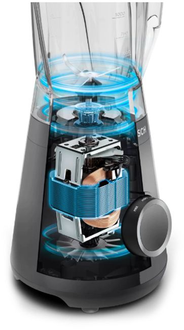 Блендер Bosch - MMB6141S VitaPower Blender, 1.5l, 1200W, сребрист ...