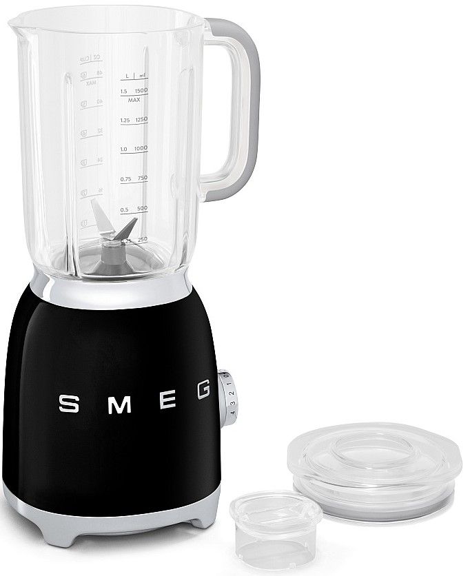 Блендер Smeg - BLF01BLEU, 1.5l, 4 степени, 800W, черен | Ozone.bg