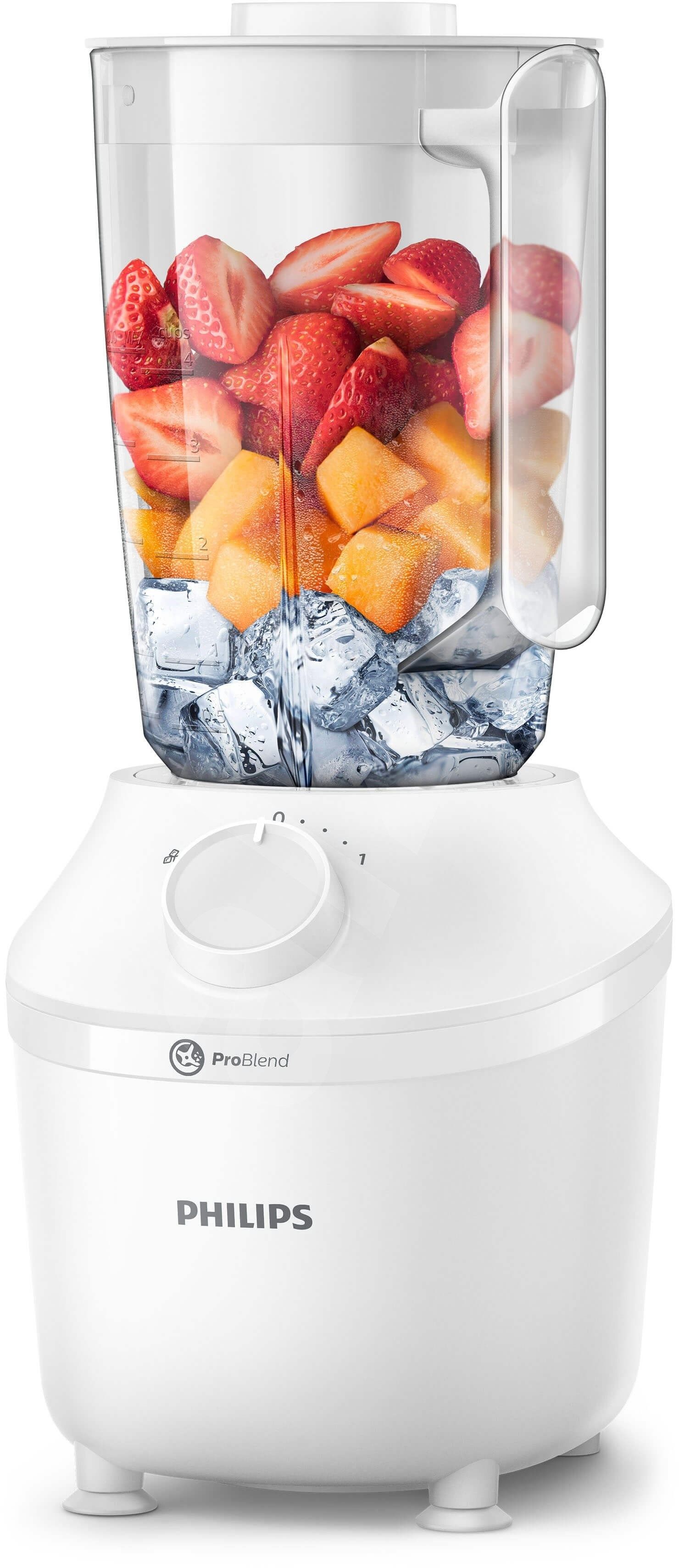 Блендер Philips - 3000i ProBlend, 1.9l, 1 + impulse, 450W, бял | Ozone.bg