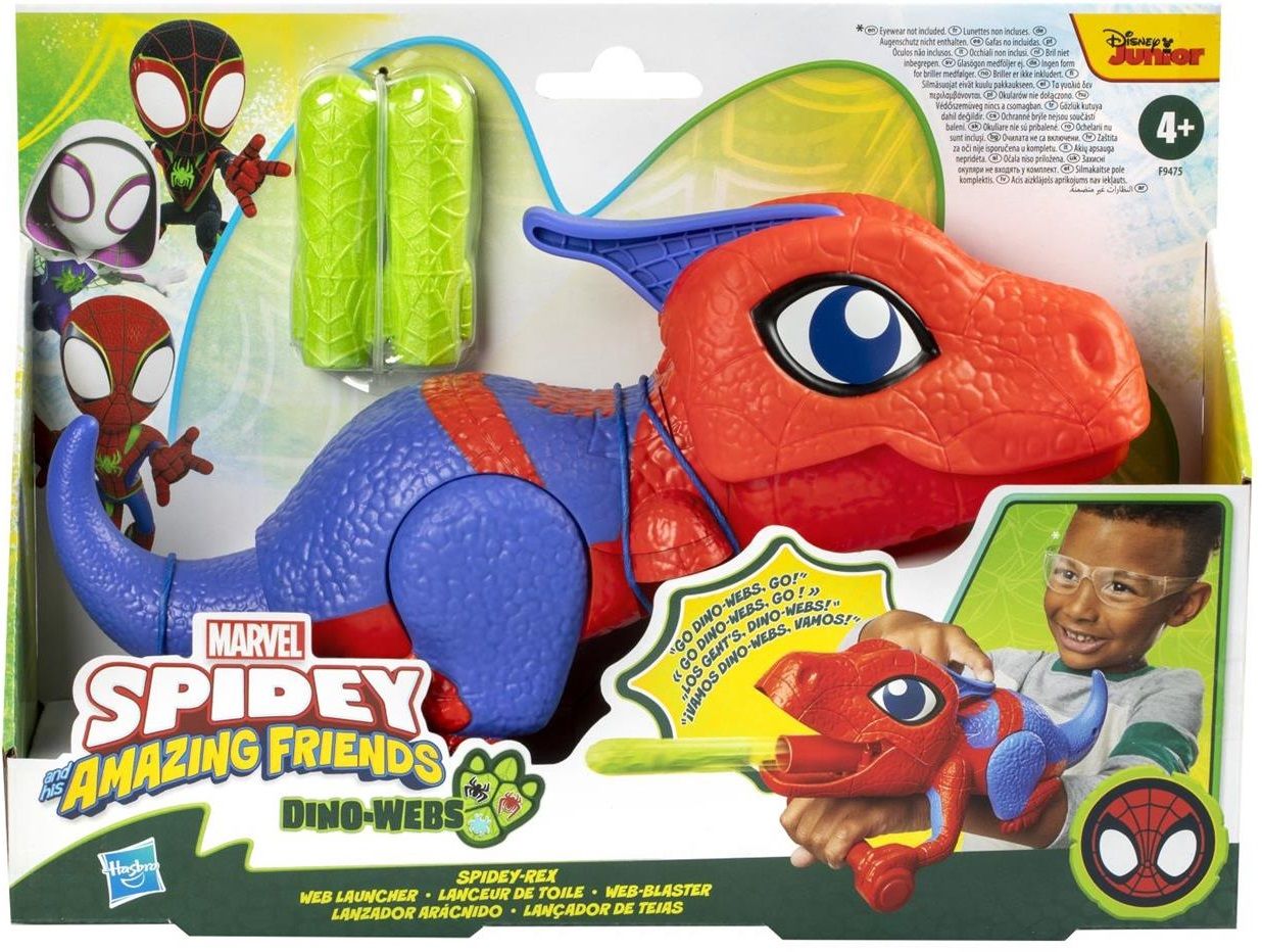 Бластер Nerf Spidey and His Amazing Friends Spidey Rex Web Launcher