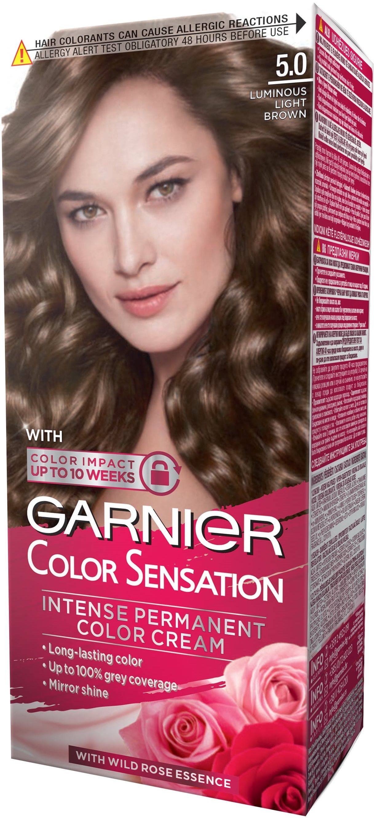 Garnier Color Sensation Боя за коса, Light Brown, 5.0 Ozone.bg