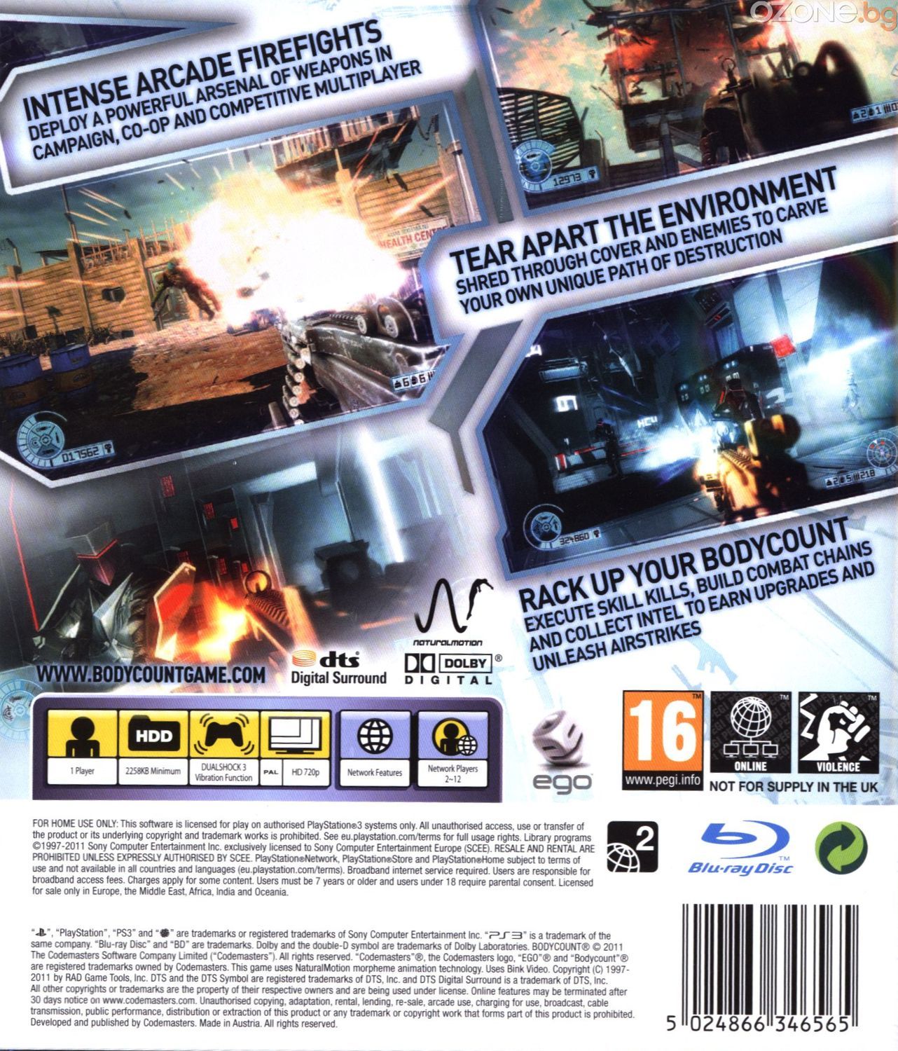 Bodycount (PS3) Ozone.bg