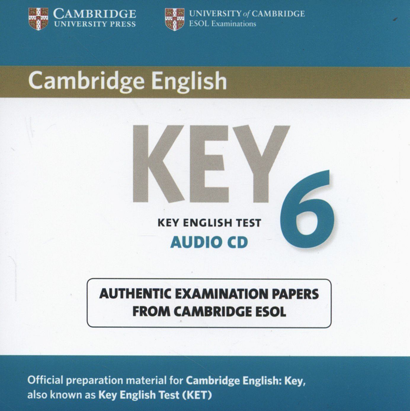 Cambridge English Key 6 Audio CD | Ozone.bg