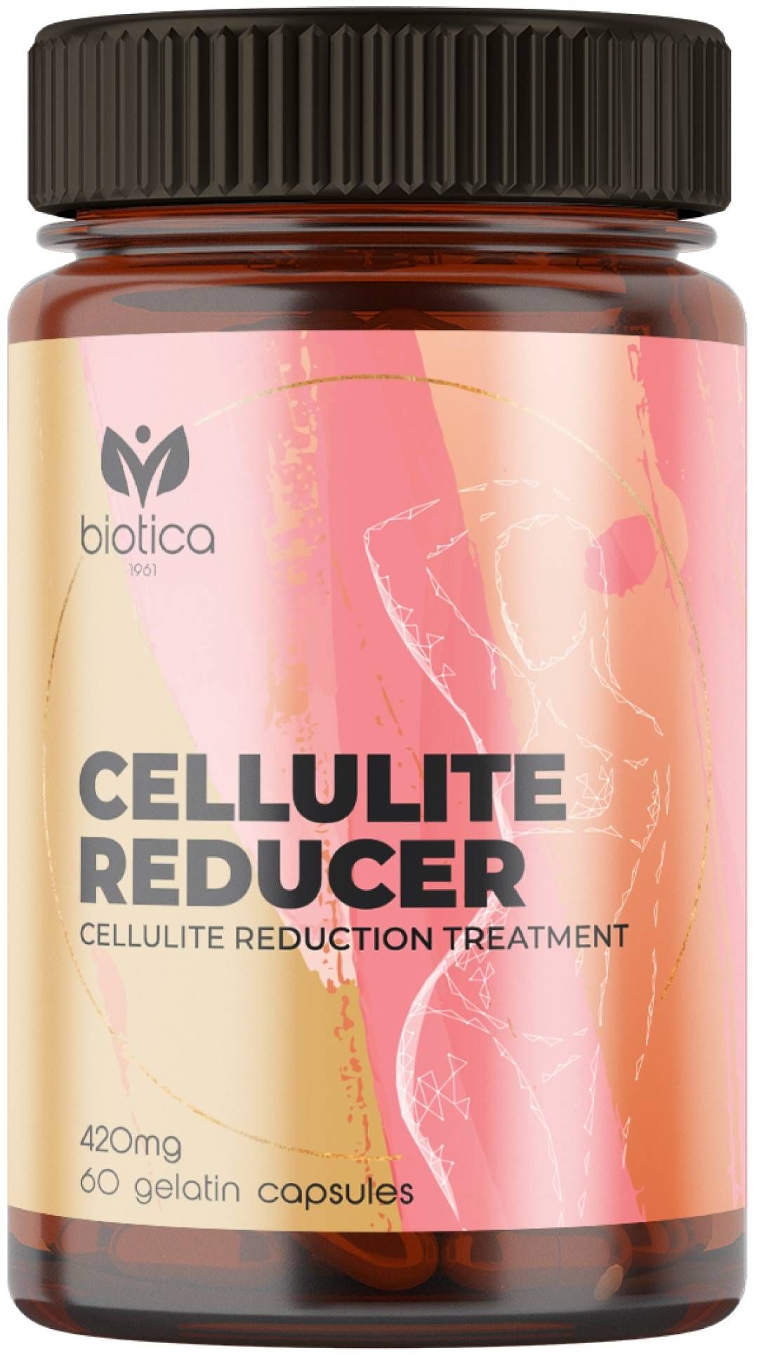 Cellulite Reducer, 420 mg, 60 желатинови капсули, Biotica 1961 | Ozone.bg