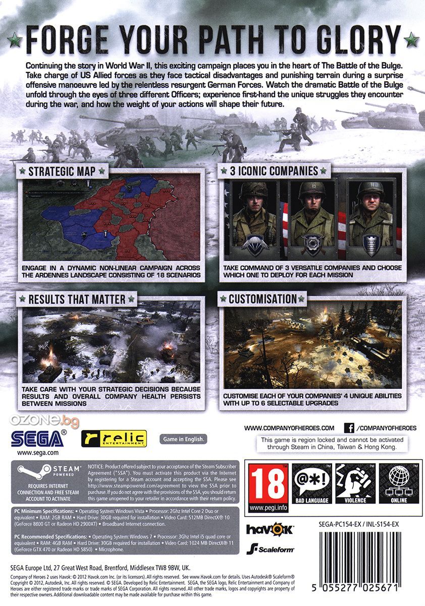 Company of Heroes 2: Ardennes Assault (PC) | Ozone.bg