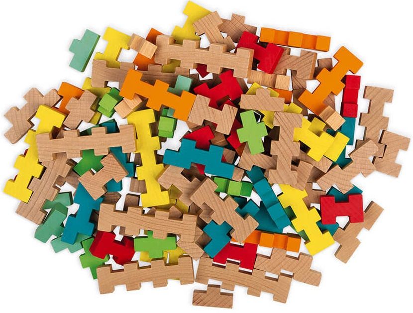 Дървен конструктор Janod - 100 части | Отлична цена | Ozone.bg