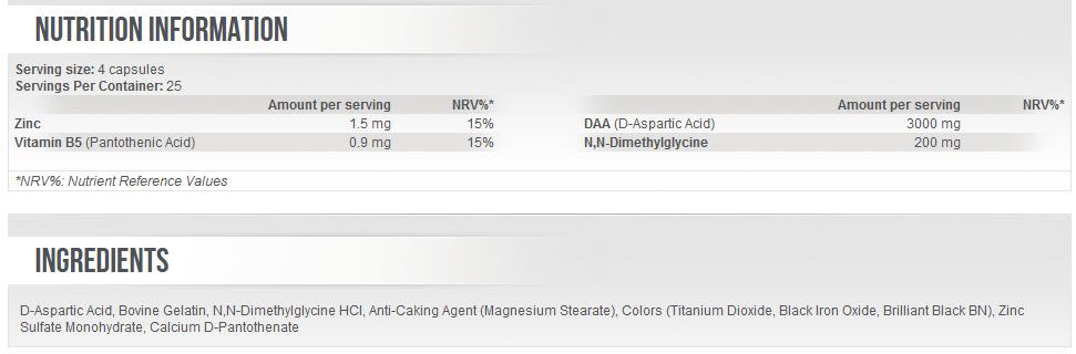 DAA Pro, 100 капсули, Scitec Nutrition | Ozone.bg