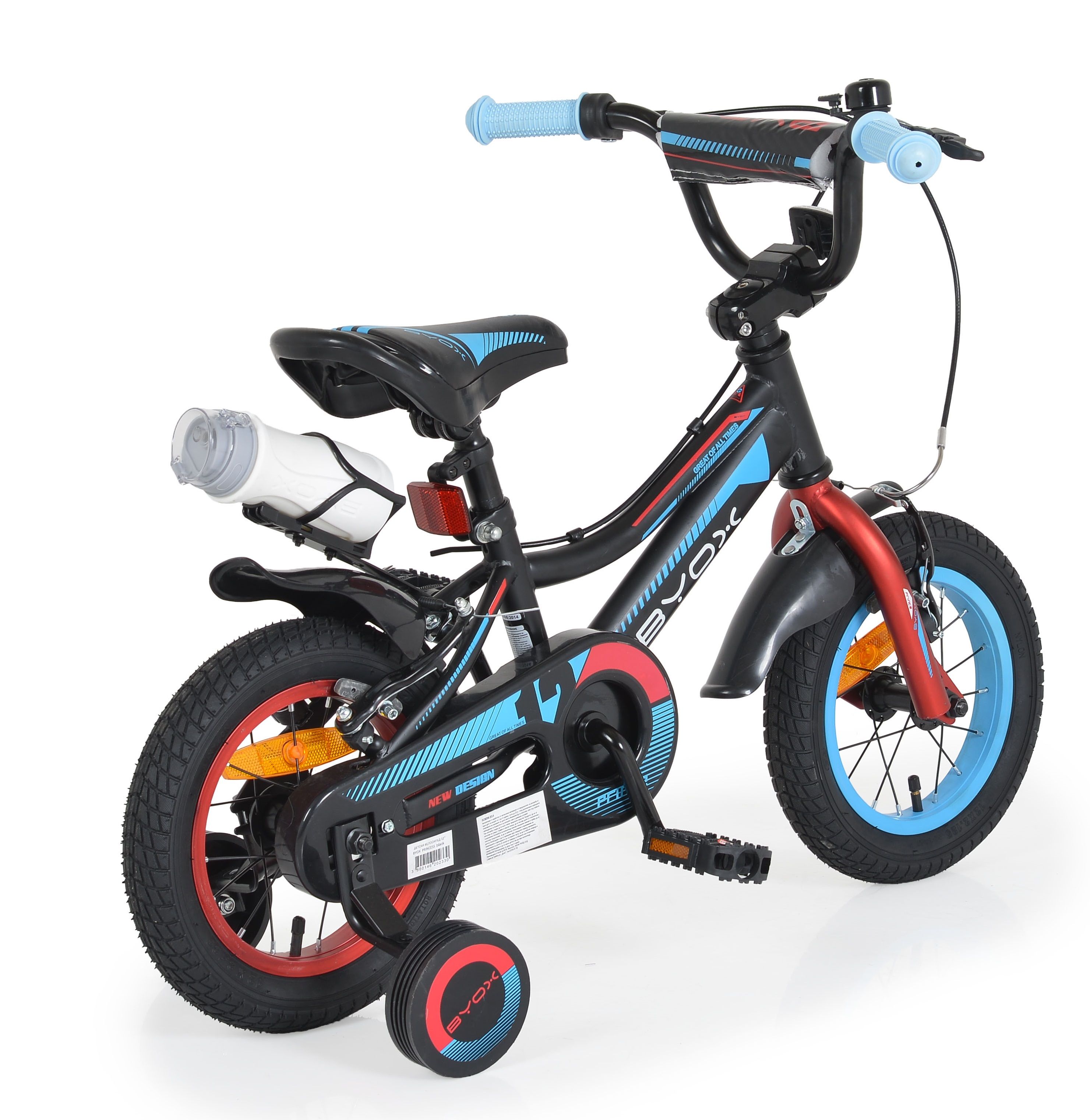 Детски велосипед Byox - Prince, 12", черен | Отлична цена | Ozone.bg