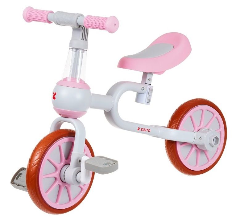 Детски велосипед 3 в 1 Zizito - Reto, розов | Отлична цена | Ozone.bg