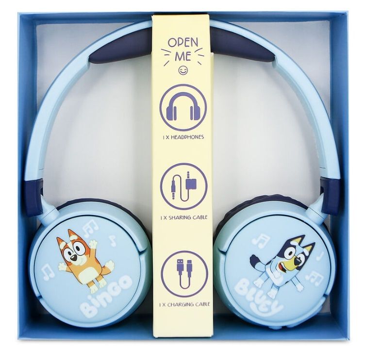 \u0414\u0435\u0442\u0441\u043a\u0438 \u0441\u043b\u0443\u0448\u0430\u043b\u043a\u0438 OTL Technologies - Bluey, \u0431\u0435\u0437\u0436\u0438\u0447\u043d\u0438, \u0441\u0438\u043d\u0438 | Ozone.bg