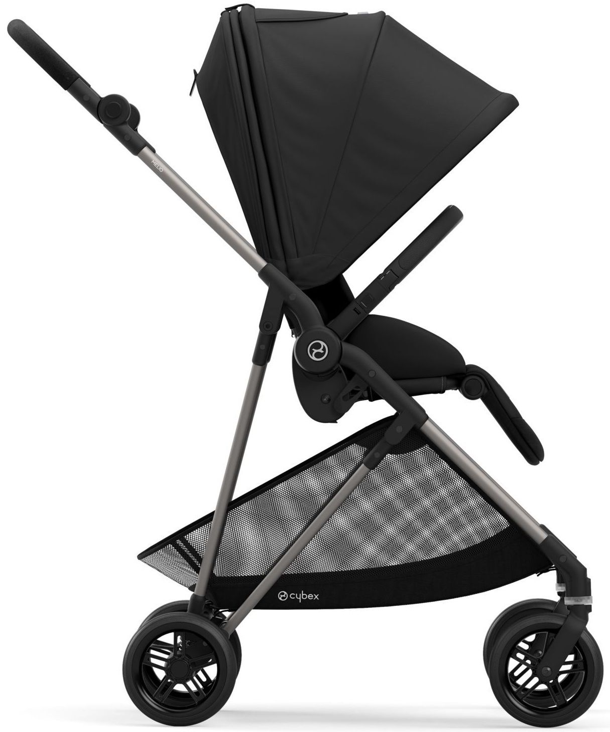 Cybex Melio Cot 3 - Moon Black – Albee Baby - View #2