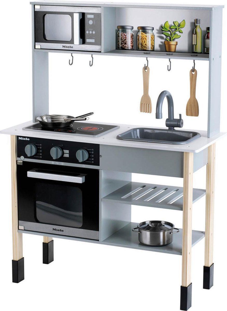 Детска дървена кухня Klein - Miele, със звуци и светлини | Отлична цена ...
