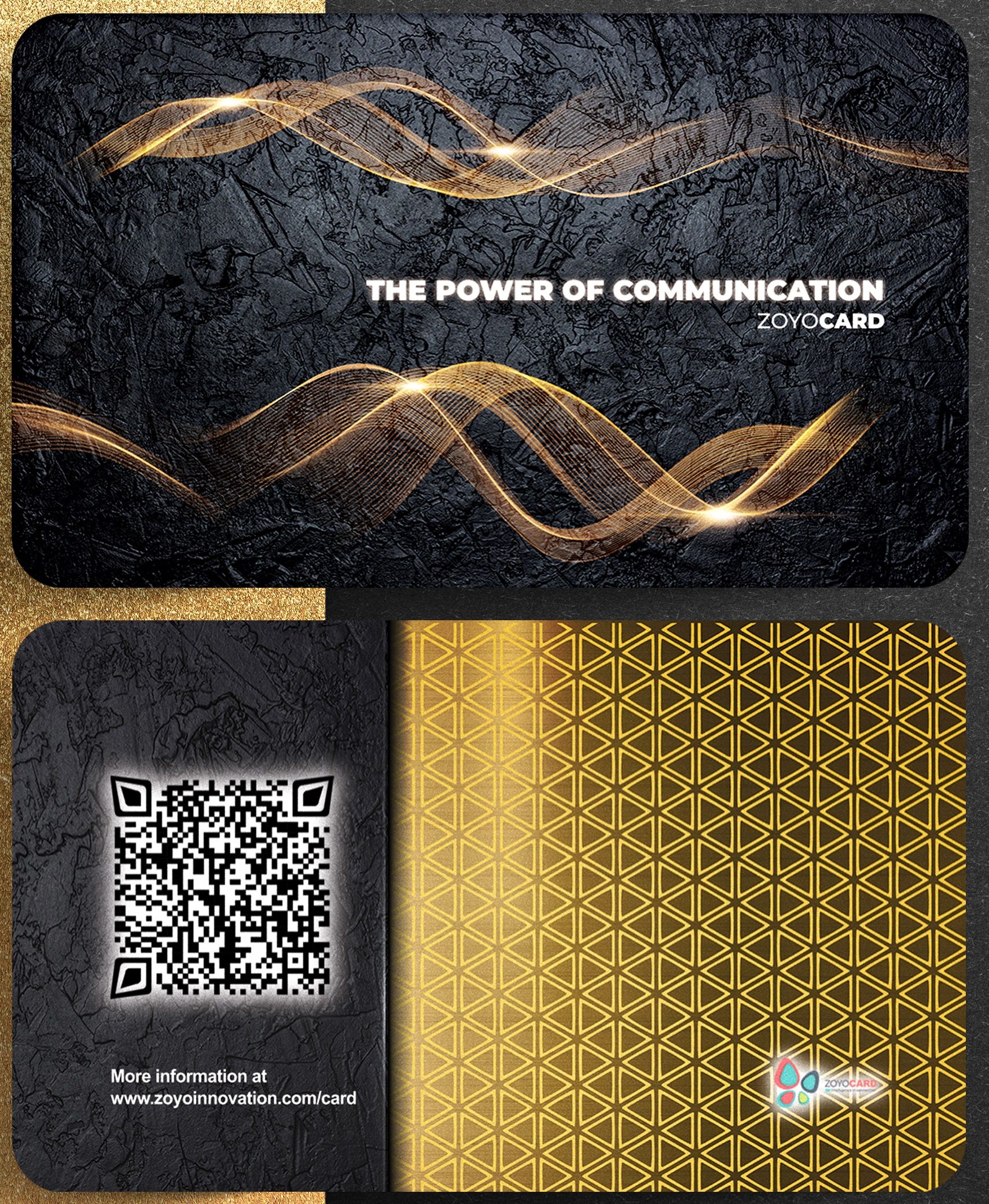 Дигитална визитна картичка ZoYo Card, Gold (нарушена опаковка) Ozone.bg