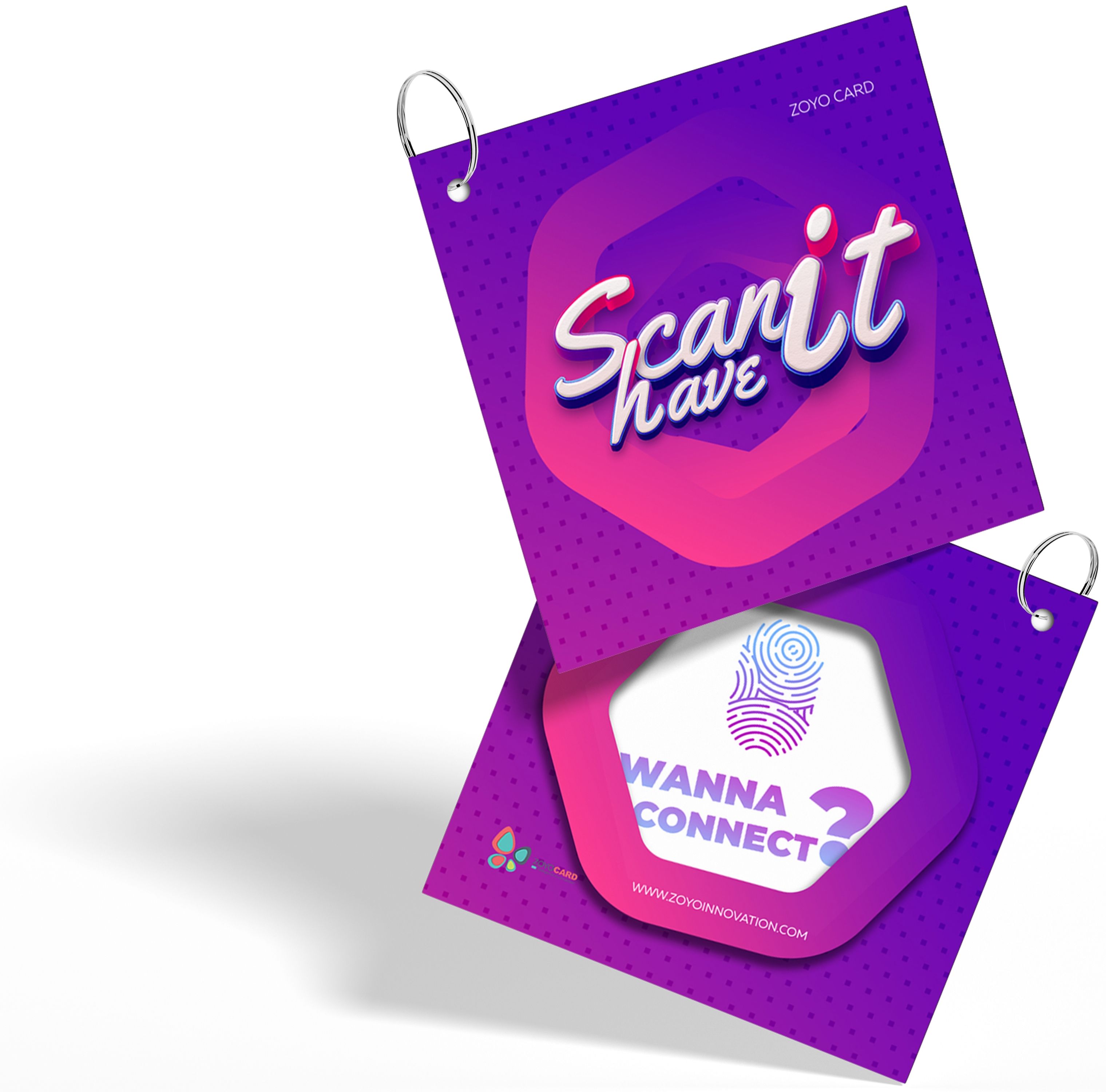 Дигитална визитна картичка ZoYo Card Teenage Lilac Ozone.bg