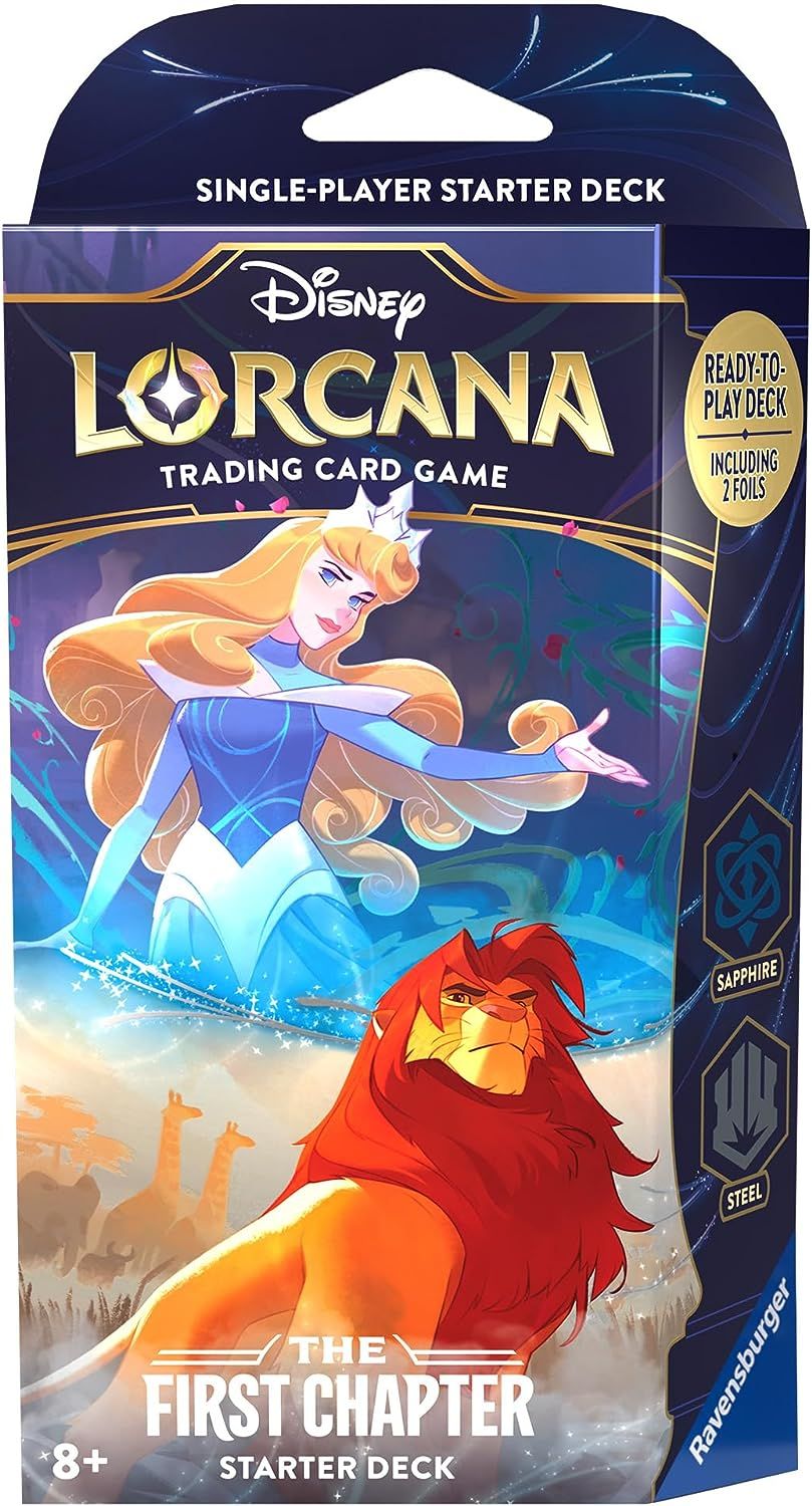 Disney Lorcana TCG: Starter Deck - The First Chapter Aurora & Simba ...