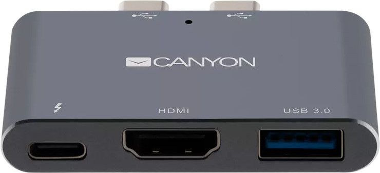 Докинг станция Canyon - DS-1, 3 порта, сива | Ozone.bg