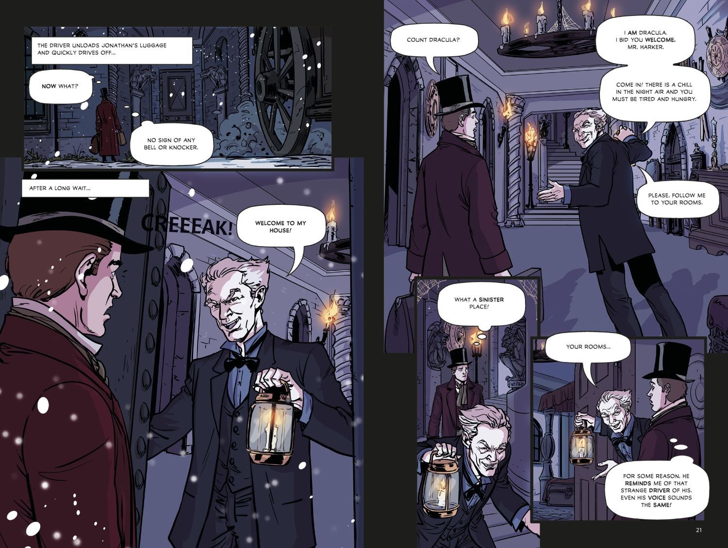 Usborne Graphic Novel: Dracula main image 1