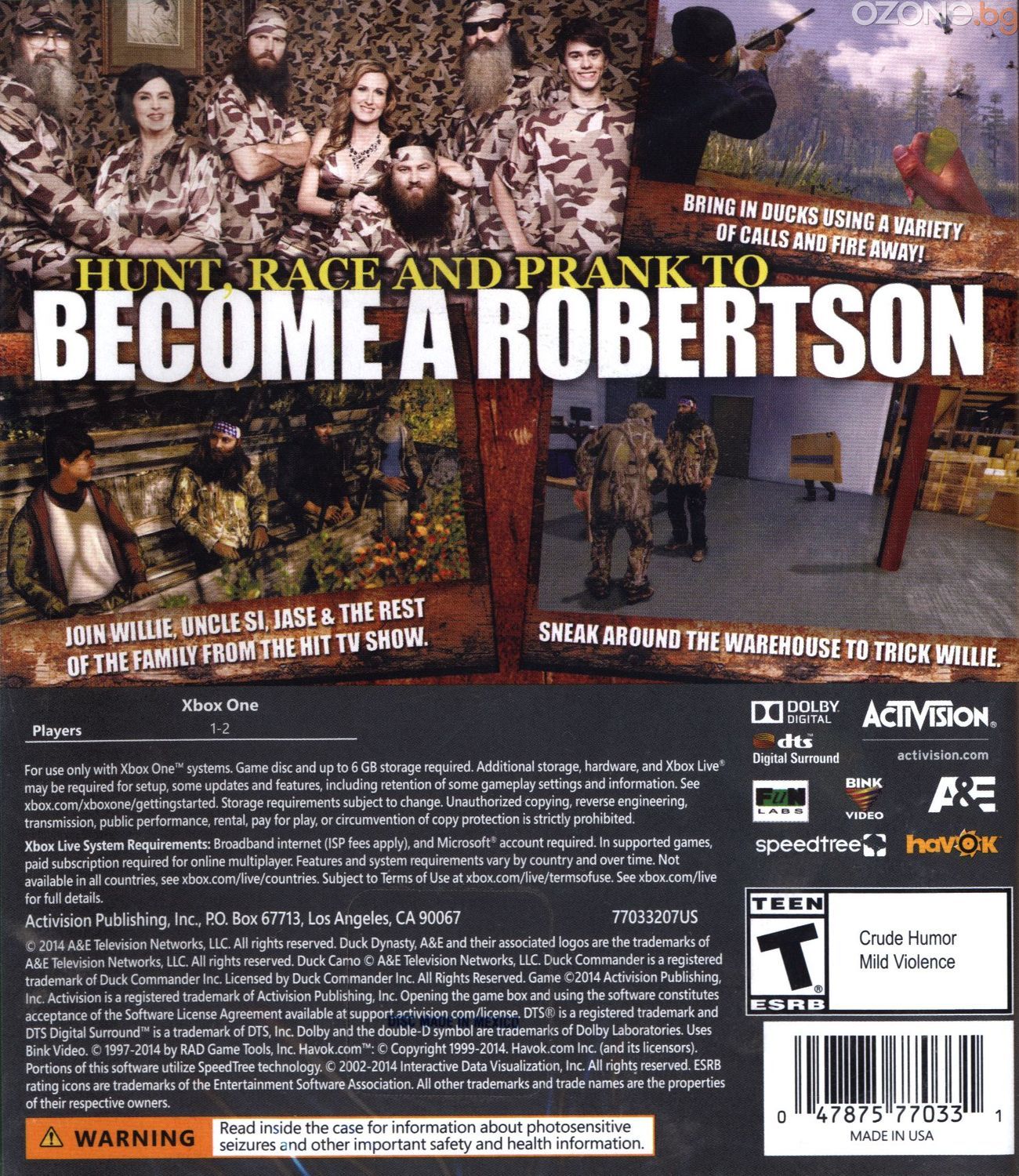 Duck Dynasty (Xbox One) Ozone.bg