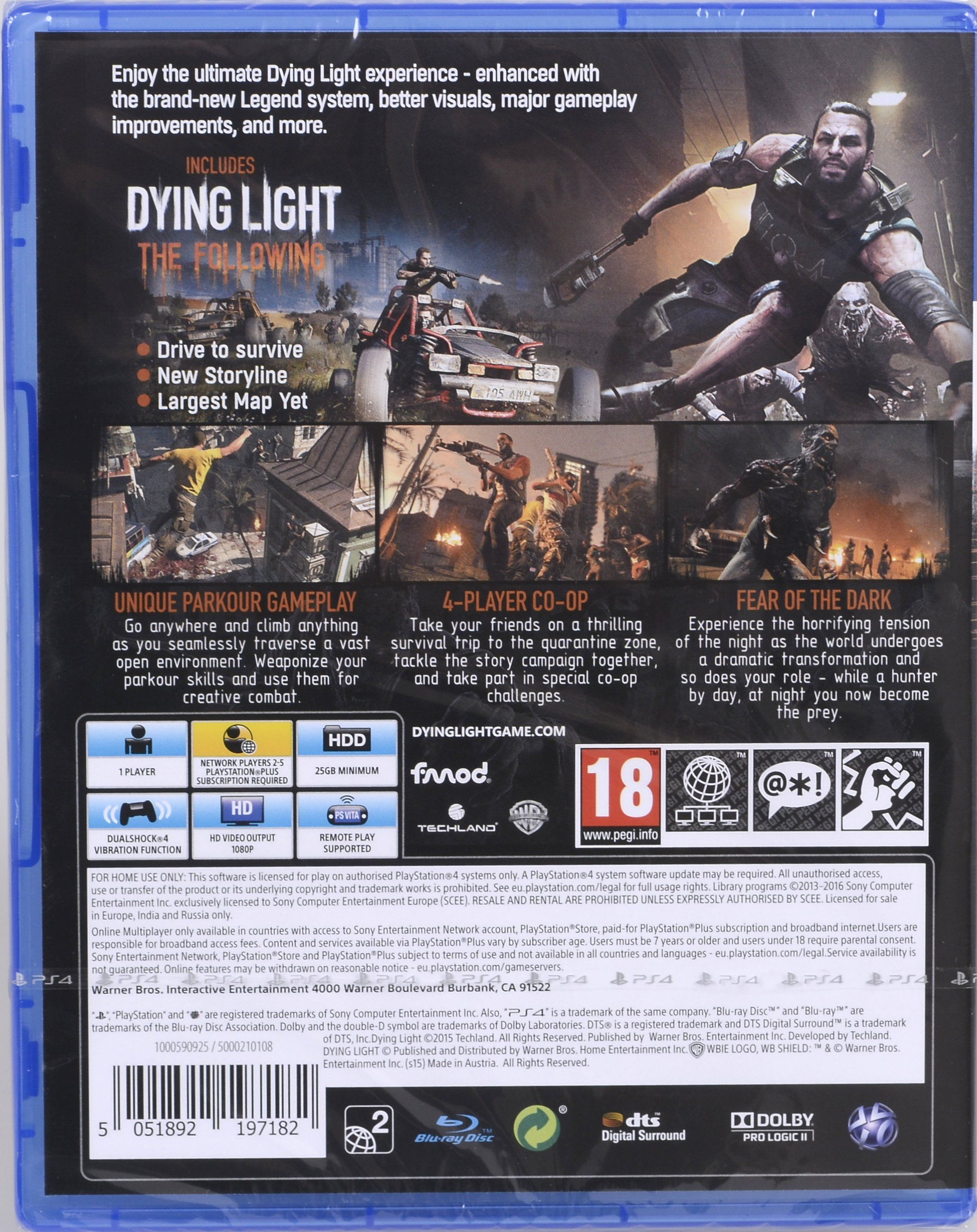 Dying Light: The Following Enhanced Edition (PS4) | Ozone.bg