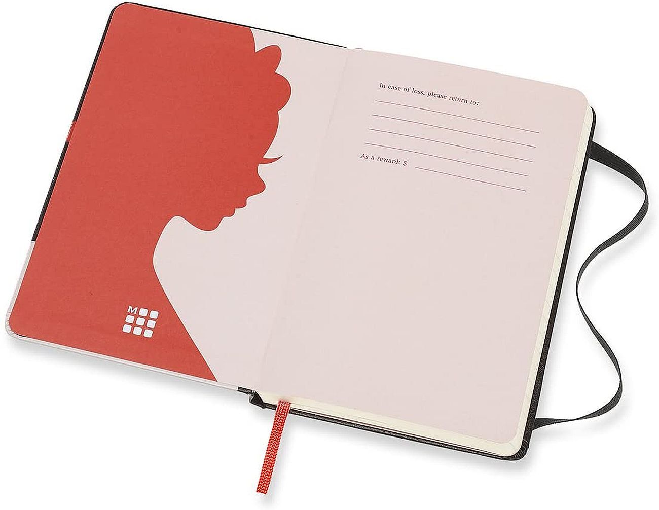 Джобен тефтер с твърди корици Moleskine Limited Editions Snow White