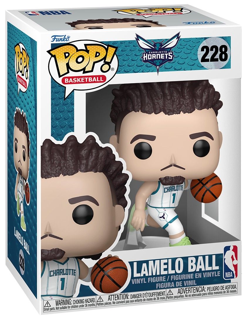 Funko Pop! Basketball: Charlotte Hornets - Lamelo Ball (Association Edition Jersey) #228 Vinyl Figure