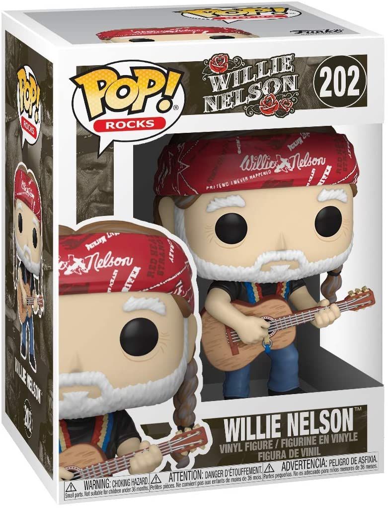 Funko Pop! Rocks: Willie Nelson – Statuina Da Collezione In Vinile, Altezza 9 Cm