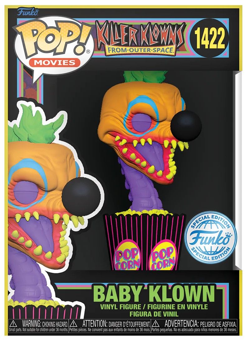 Funko Pop! Killer Klowns Baby Klown Black Light Special Edition - Sammlerfigur 1422