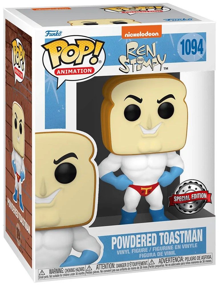 Фигура Funko POP! Animation Ren & Stimpy Powdered Toastman (Special
