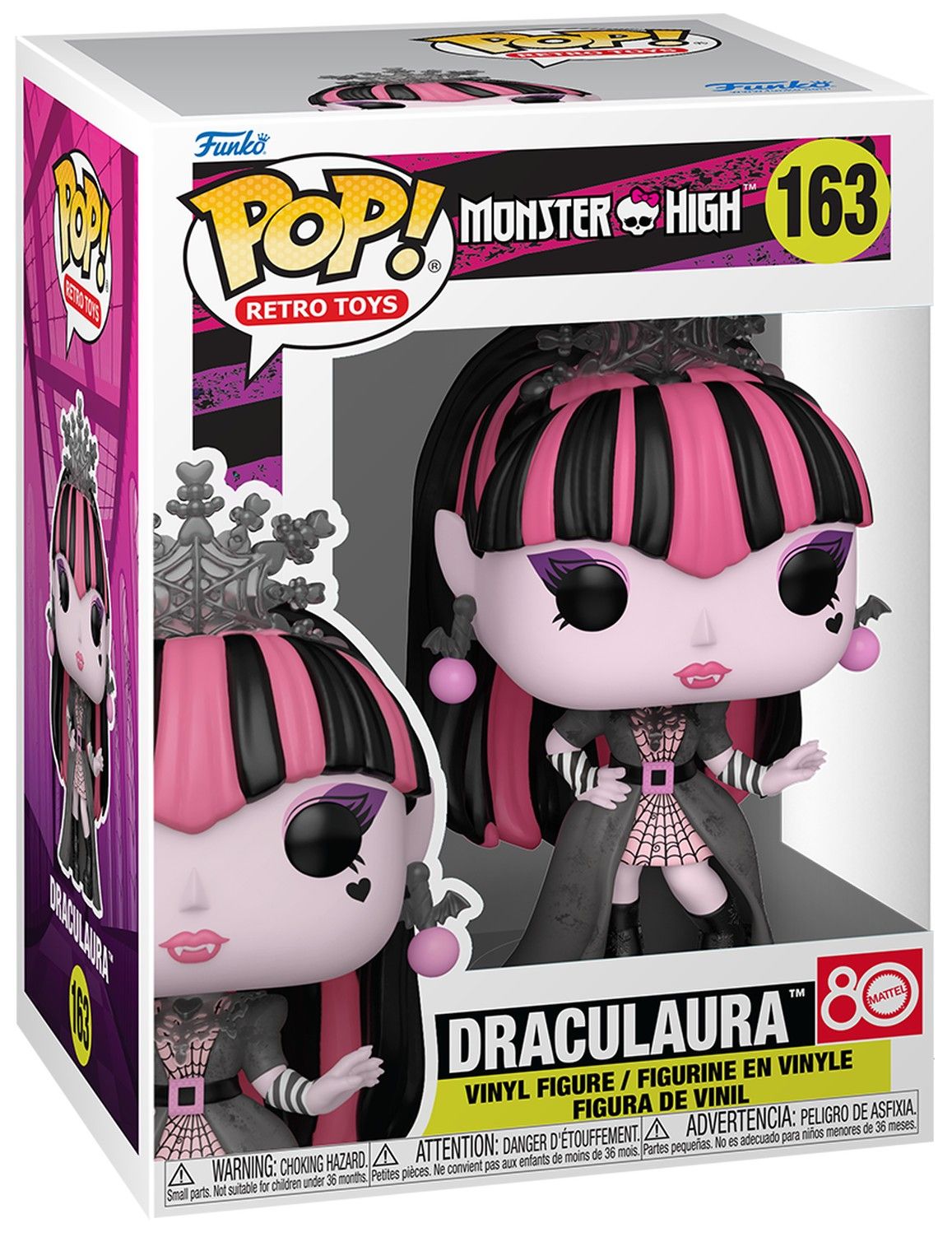 Funko Pop! Retro Toys: 80 Mattel Monster High - Draculaura #163 Vinyl Figure