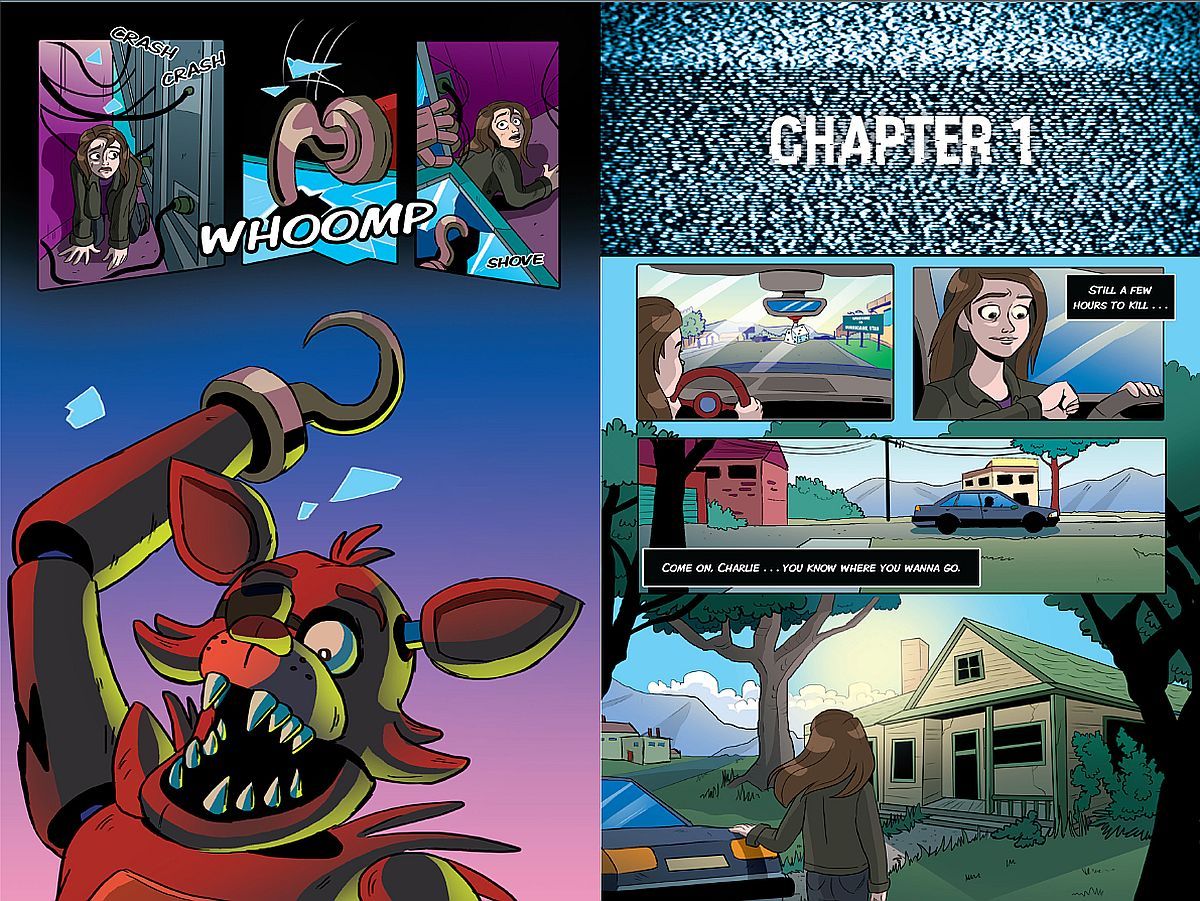 Five Nights at Freddy's: The Silver Eyes (Graphic Novel) | Scott ...