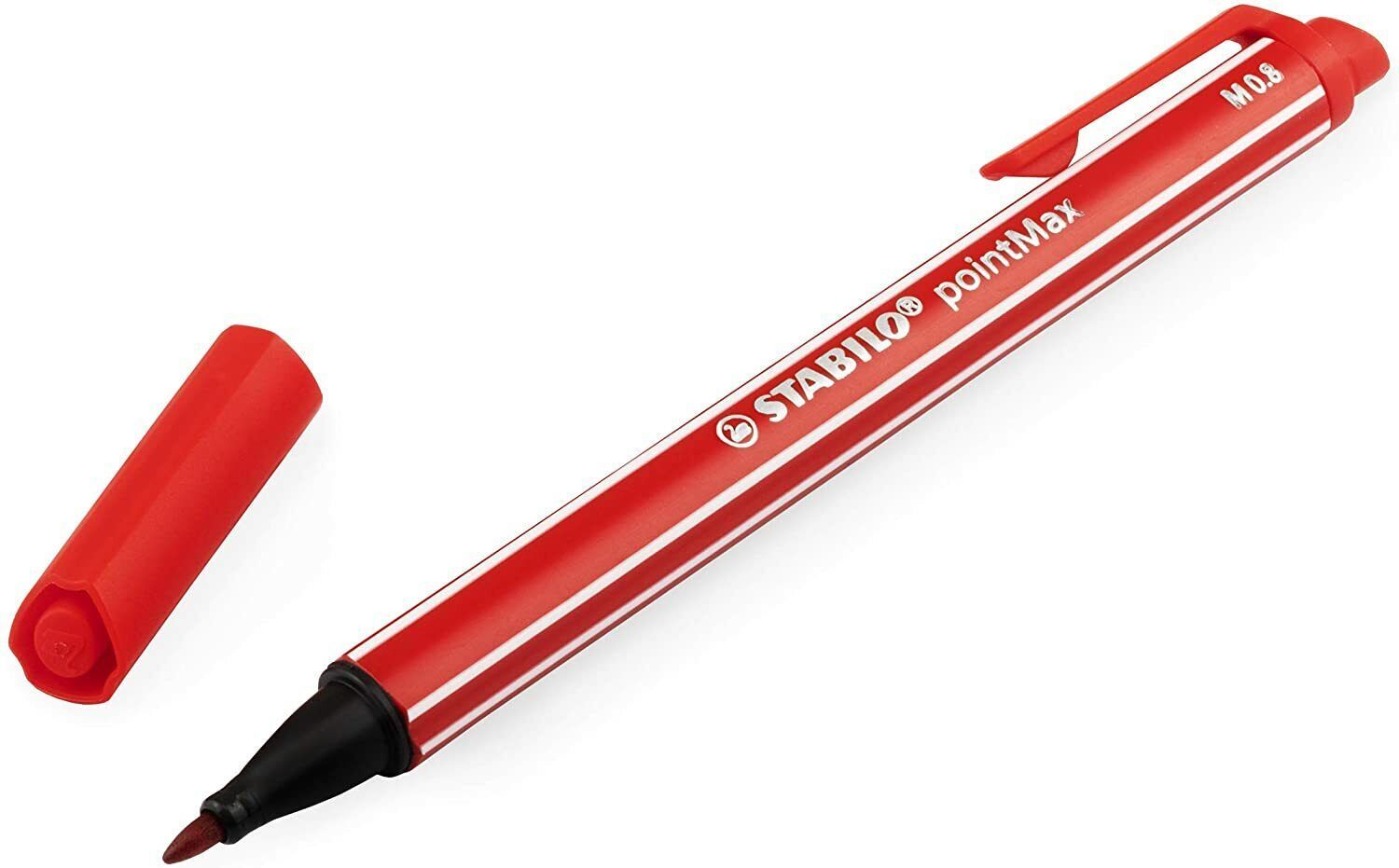 STABILO pointMax - Hardtip Fineliners 0.8 mm - 24 kleuren Kopen